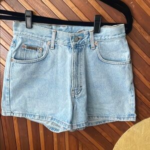 Calvin Klein Blue Jean Shorts High-Waisted Vintage Style